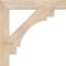 Ekena Millwork Merced Block Smooth Bracket, Douglas Fir, 3 1/2"W x 26"D x 26"H BKT04X26X26MRC05SDF - alternate 3